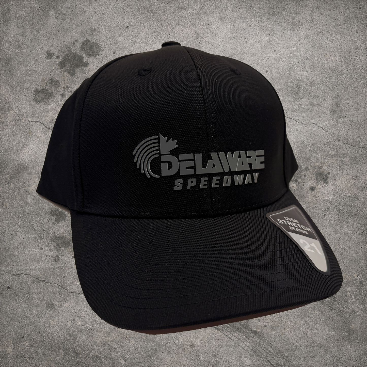 Delaware Hat L - Black solid snap back