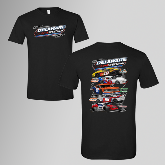 Delaware T-Shirt - Five Divisions - Black