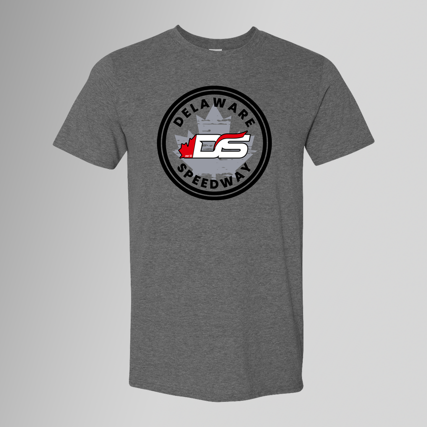 Delaware T-Shirt - Circle - Dark Heather Grey
