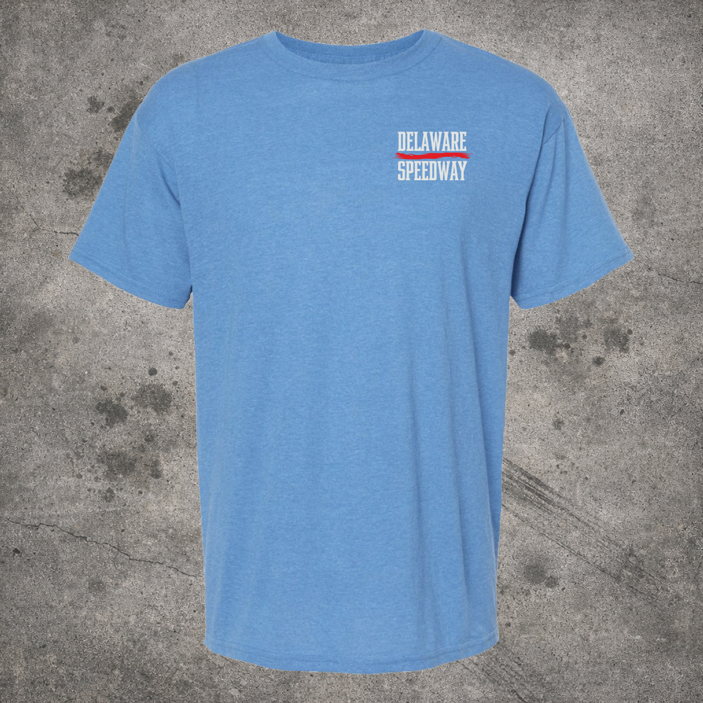 Delaware T-Shirt - Skeleton Hand - Light Blue