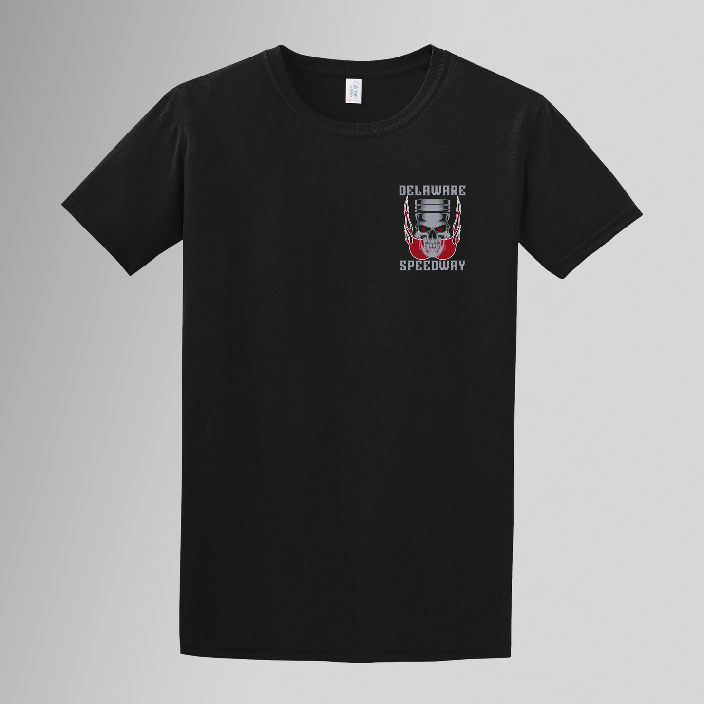 Delaware T-Shirt - Piston Skull - Black