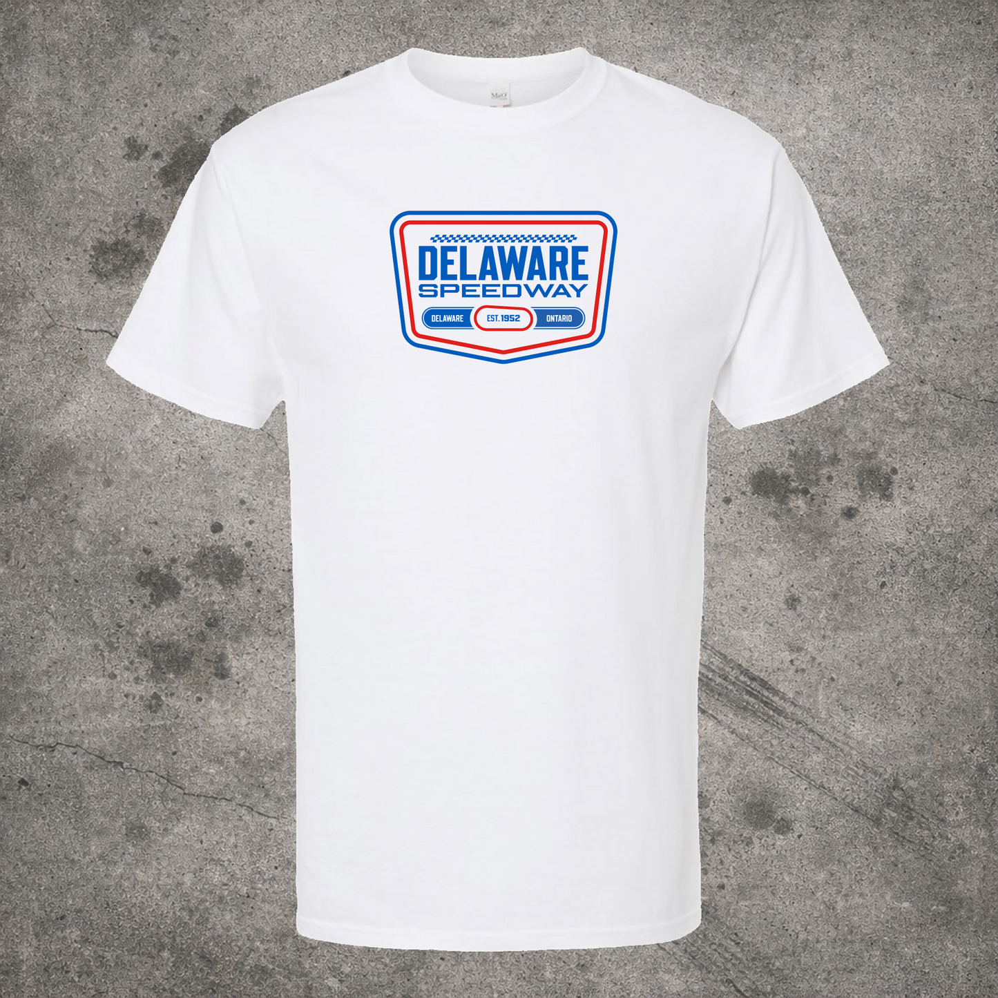 Delaware T-Shirt - Badge - White