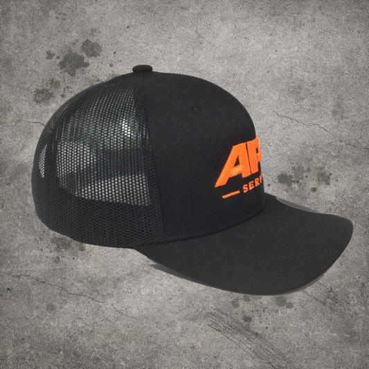 APC Hat B - Black mesh snap back