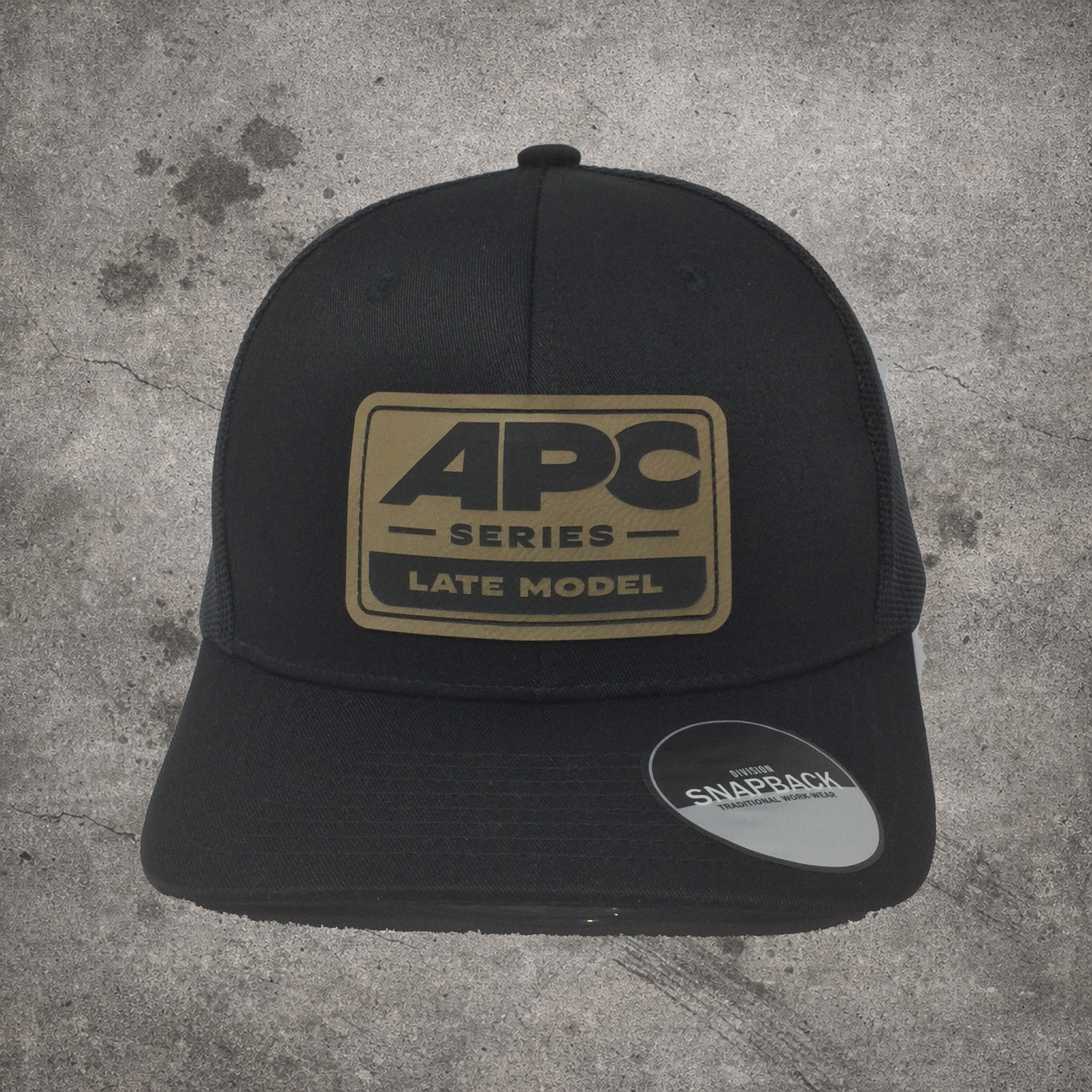 APC Hat D - Black mesh snap back