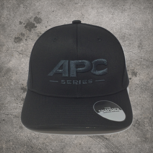 APC Hat A - Black mesh snap back