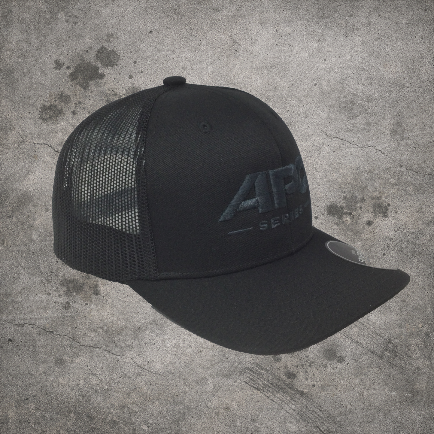 APC Hat A - Black mesh snap back