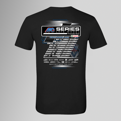 APC Series T-Shirt - 2025 Schedule - Black
