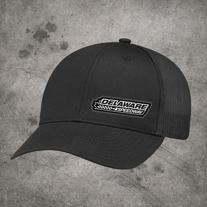 Delaware Hat F - Black mesh snap back