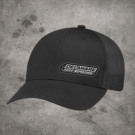 Delaware Hat F - Black mesh snap back