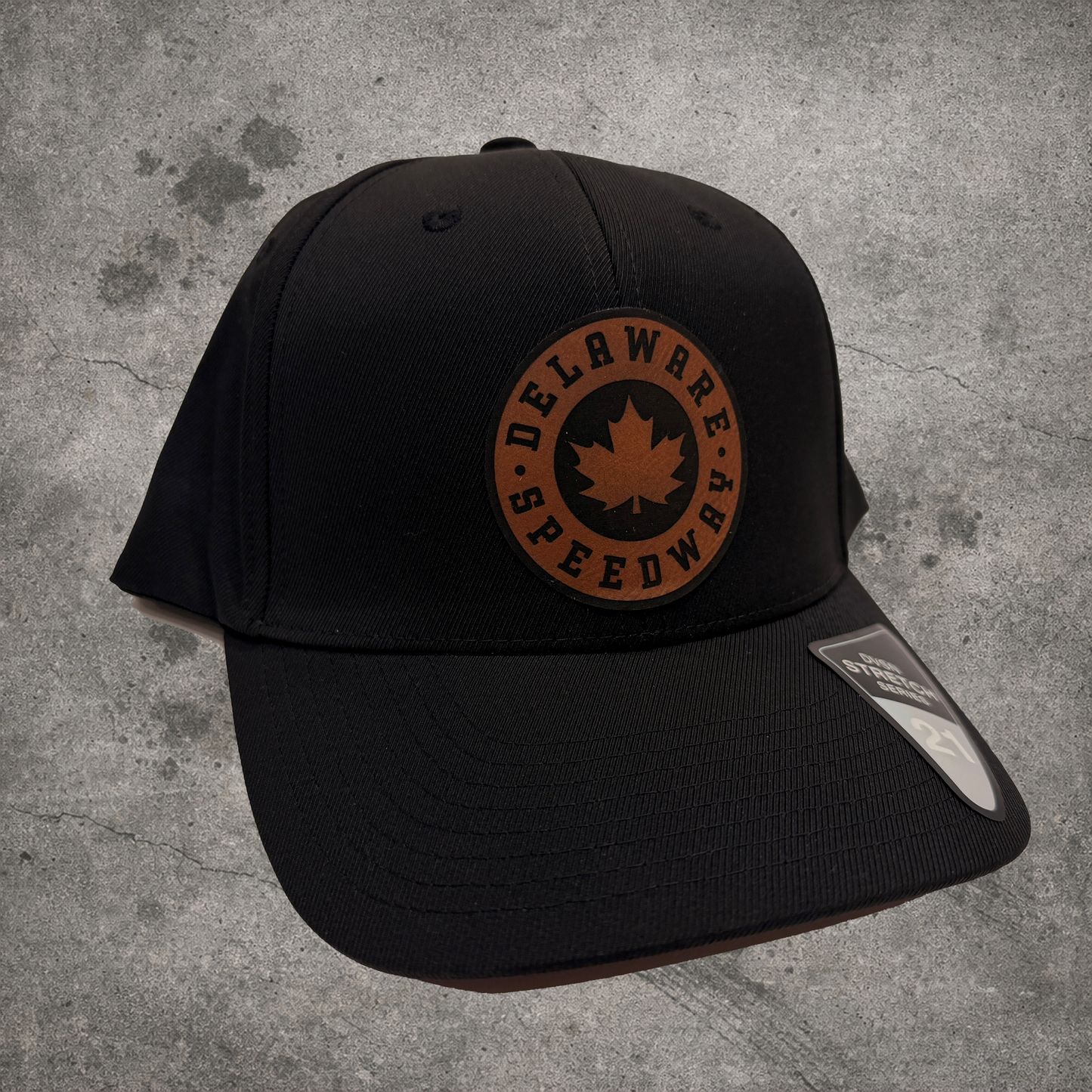 Delaware Hat N - Black solid snap back