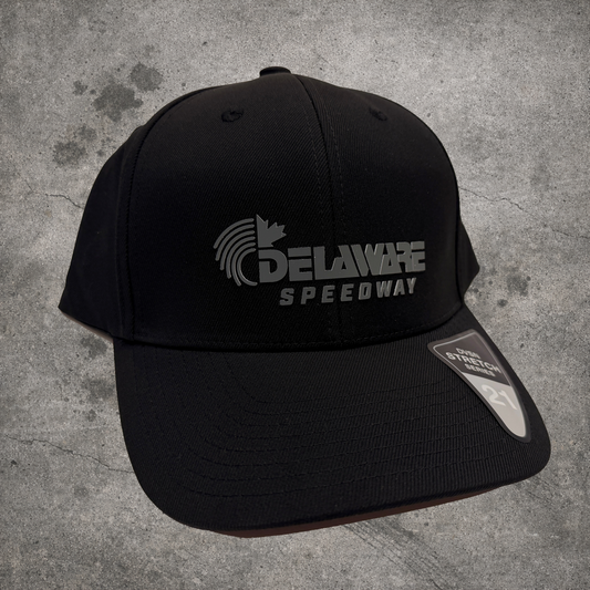 Delaware Hat L - Black solid snap back