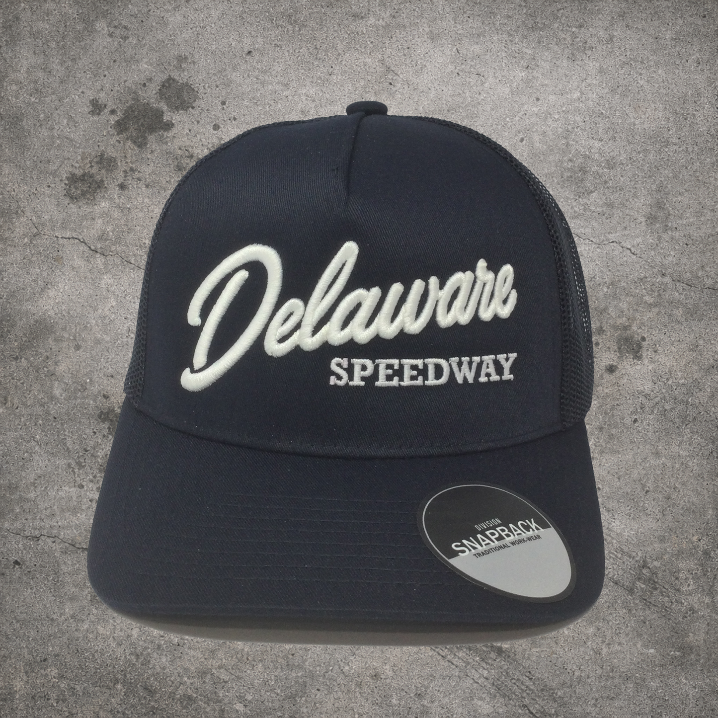 Delaware Hat I - Navy/Black mesh snap back