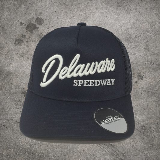 Delaware Hat I - Navy/Black mesh snap back