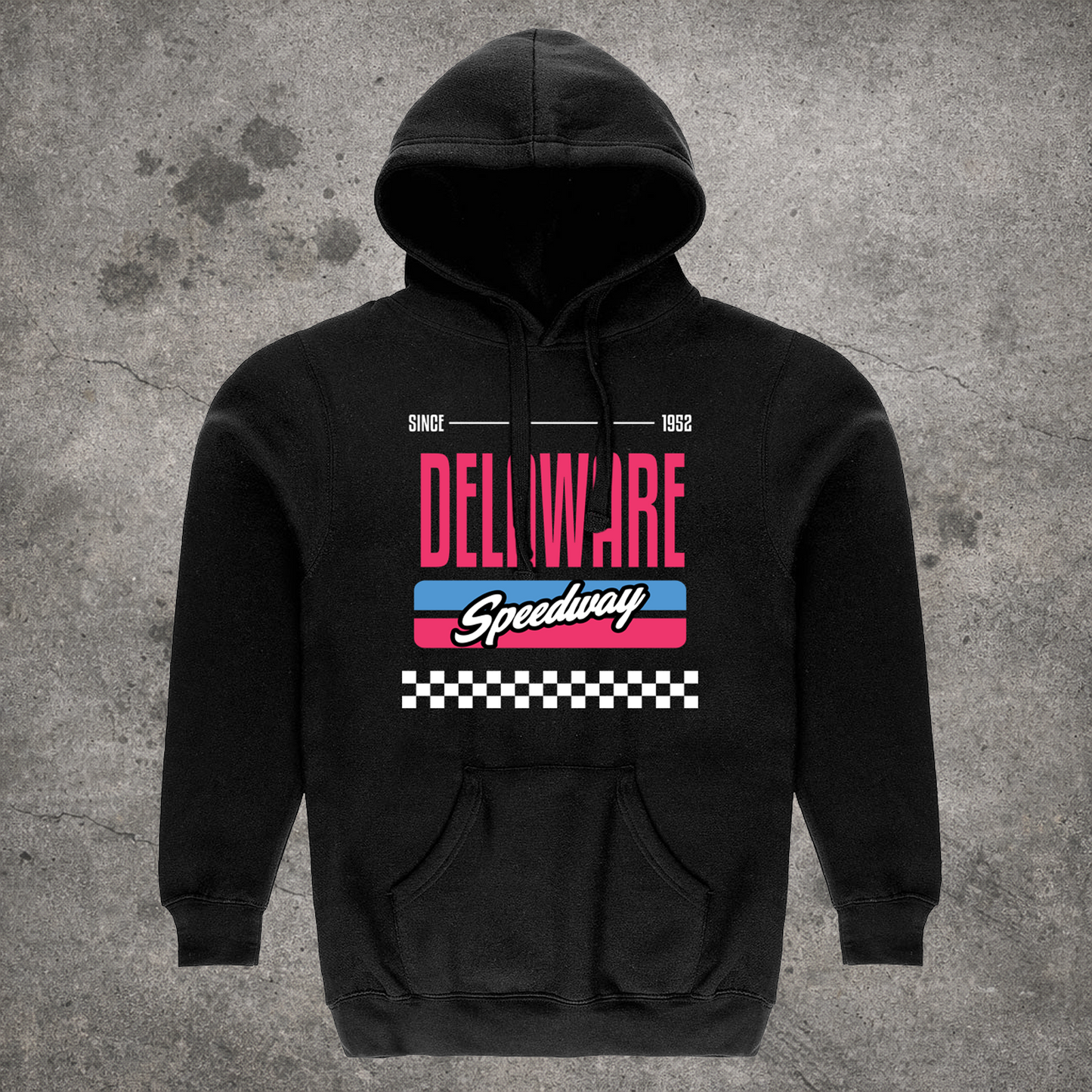 Delaware Hoodie - DS Pink/Blue - Black