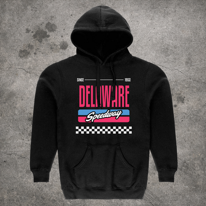 Delaware Hoodie - DS Pink/Blue - Black
