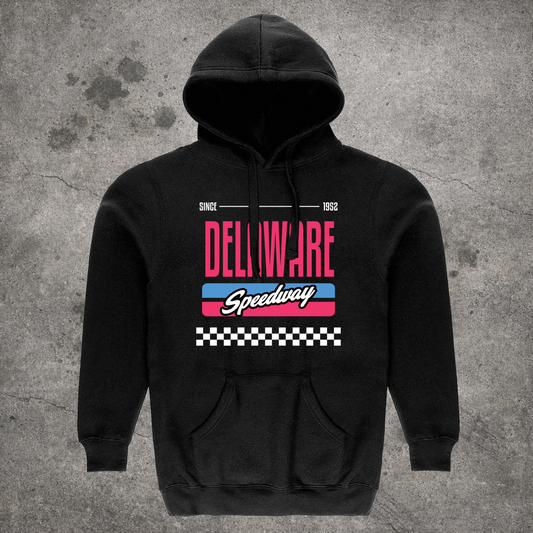 Delaware Hoodie - DS Pink/Blue - Black