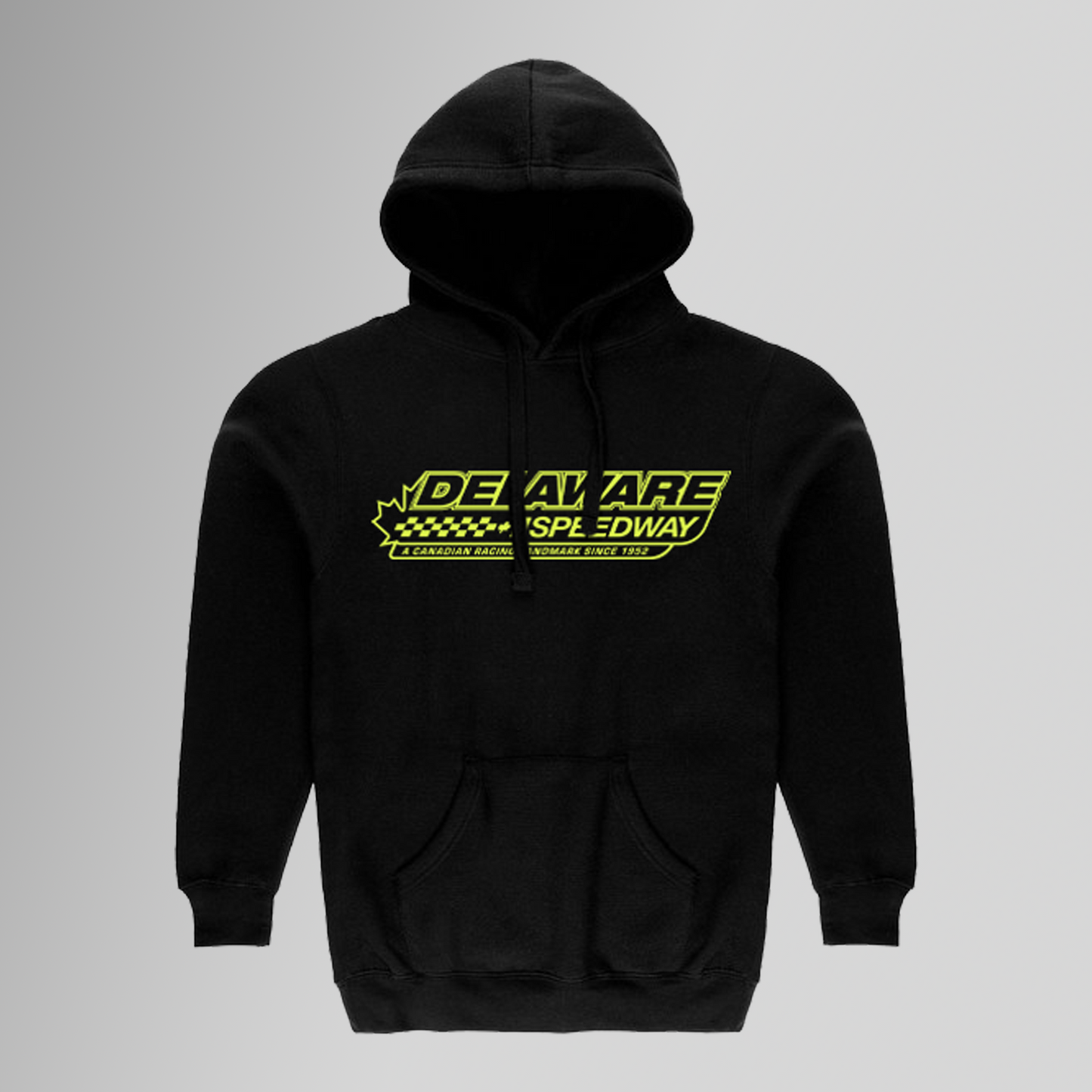 Delaware Hoodie - Black Neon Yellow