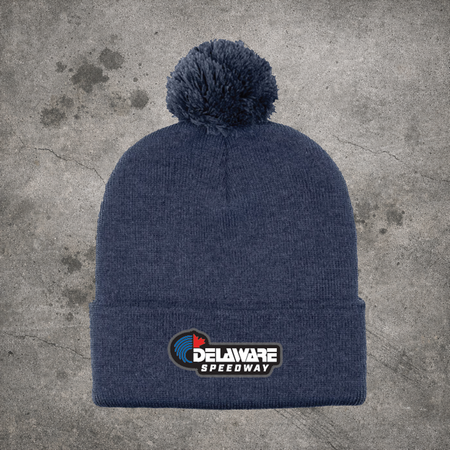 Delaware Toque - Blue PomPom