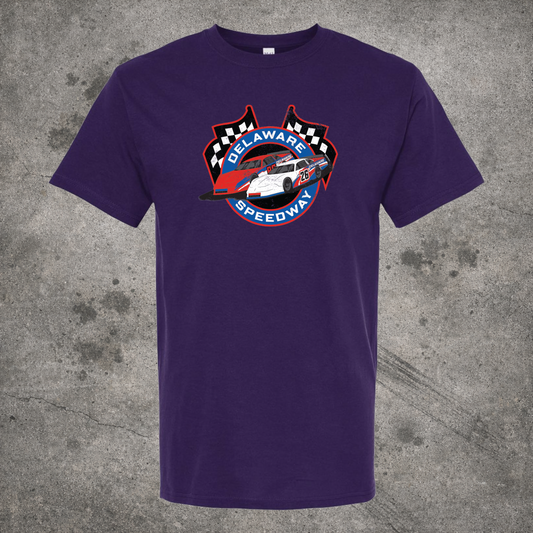 Delaware T-Shirt - DS Flags Youth - Purple