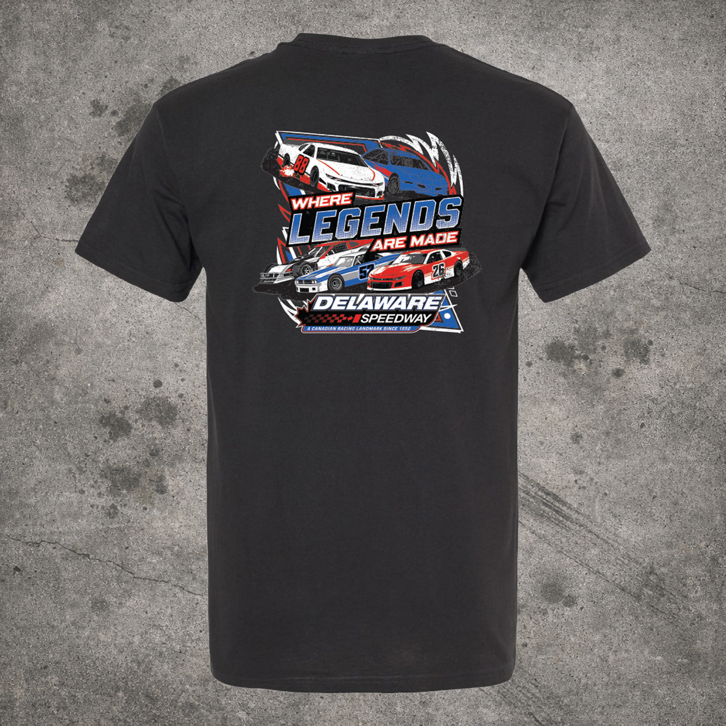 Delaware T-Shirt - Where Legends Are Made - Black
