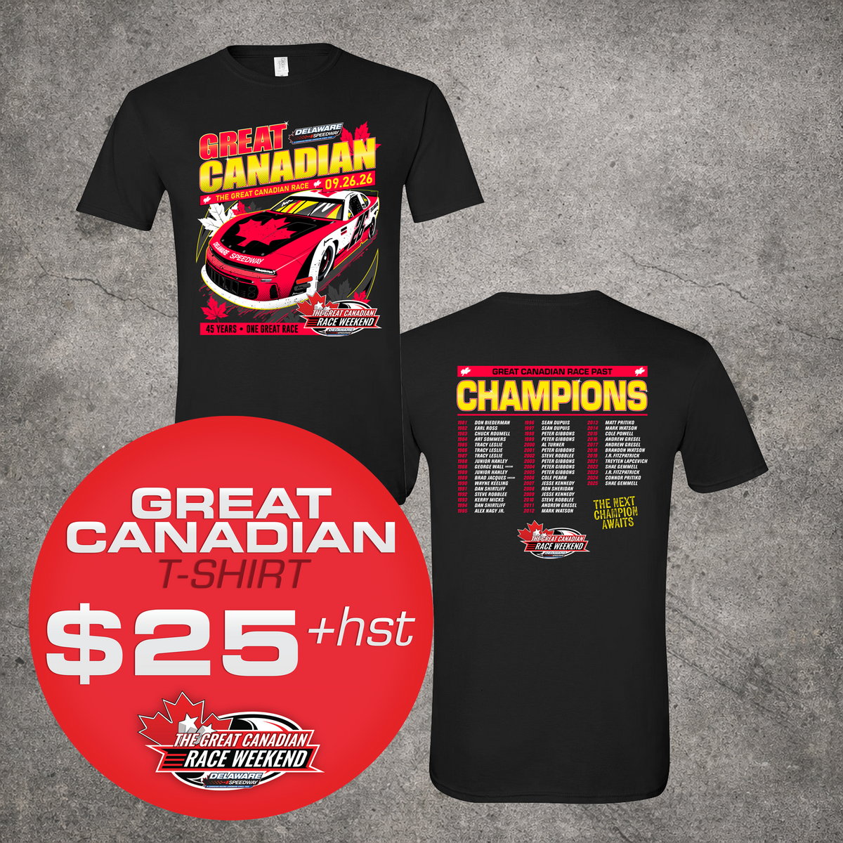Delaware T-Shirt - Great Canadian 2026