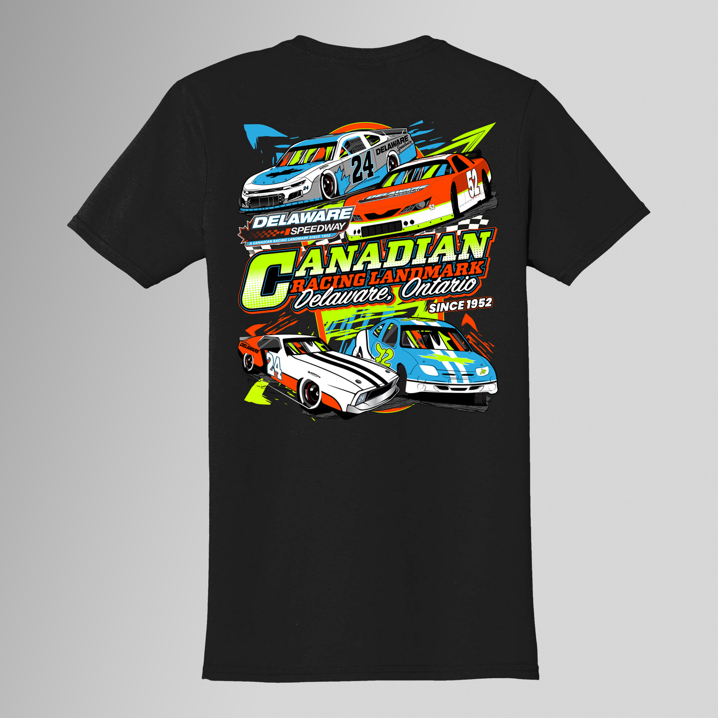 Delaware T-Shirt - Canadian Landmark - Black