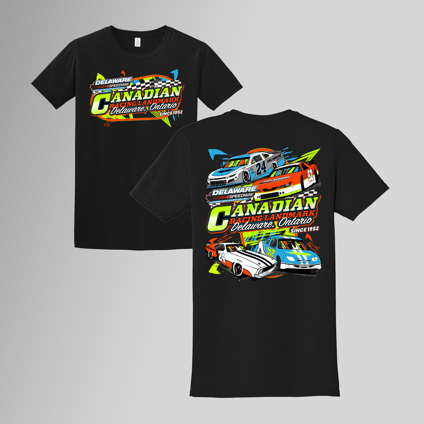 Delaware T-Shirt - Canadian Landmark - Black