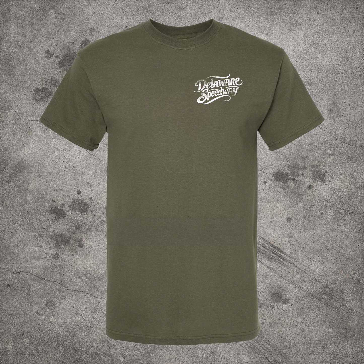 Delaware T-Shirt - Blood, Sweat & Grit - Heather Military Green