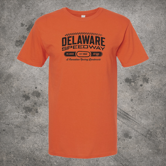 Delaware T-Shirt - Arched - Orange