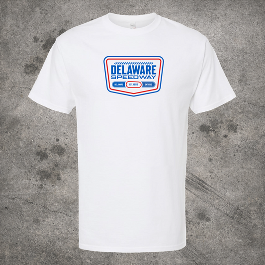 Delaware T-Shirt - Badge - White